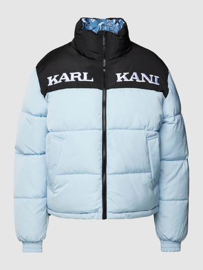 KARL KANI Steppjacke mit Stehkragen Hellblau 2