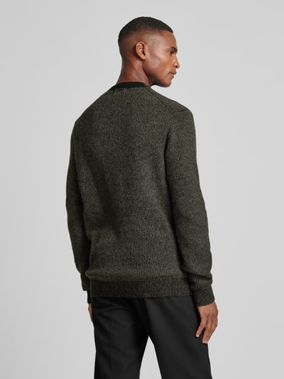 Antony Morato Strickpullover mit Rundhalsausschnitt Oliv 5