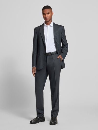 BOSS Regular Fit Anzughose mit Woll-Anteil Modell 'LEON' Blau 1