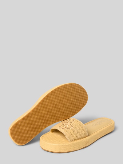 GUESS Sandalette mit Label-Stitching Sand 4