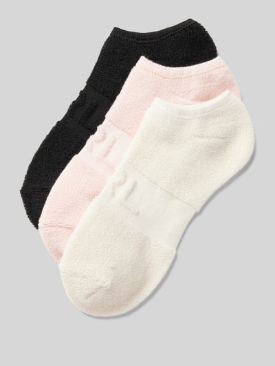 Lauren Ralph Lauren Sneakersocken mit Label-Detail Modell 'TERRY' im 3er-Pack Rosa 1