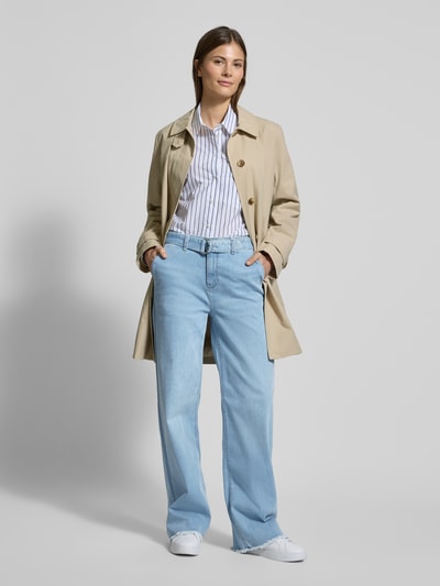 Christian Berg Woman Jeans mit französischen Eingrifftaschen Hellblau 1