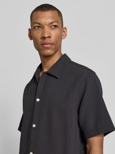 Marc O'Polo DENIM Regular Fit Freizeithemd aus reiner Baumwolle Graphit 3