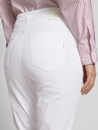 Brax Hose in verkürzter Passform Modell 'Mary' Weiss 3