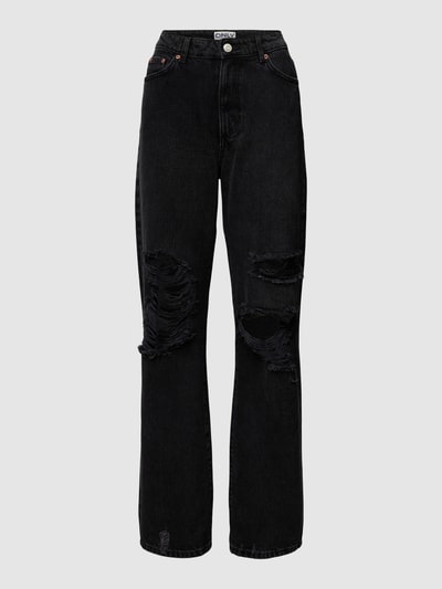 Only Jeans in destroyed-look, model 'CAMILLE' Zwart - 2