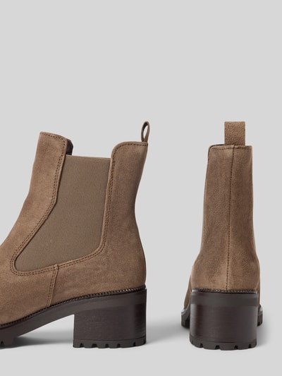 Tamaris Chelseas aus echtem Rindsleder Taupe 2