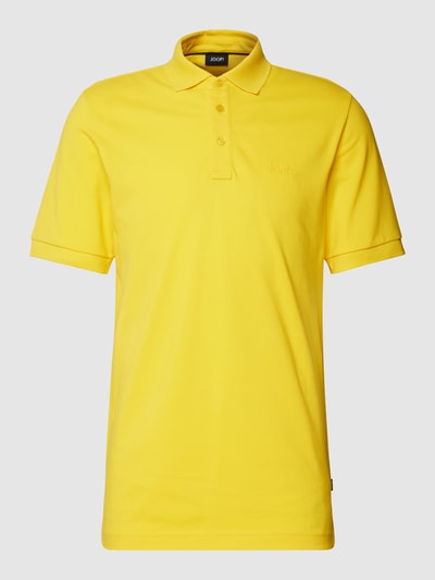 JOOP! Collection Poloshirt mit Label-Stitching Gelb 2