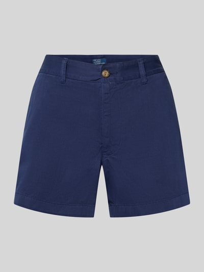 Produktfoto, Loose Fit Bermudas aus reiner Baumwolle von Polo Ralph Lauren, Optik: Unifarben, Twill, Gürtelschlaufen, Eingrifftaschen, Cropped-Länge