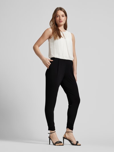 Vera Mont Jumpsuit mit Strasssteinbesatz Black 1