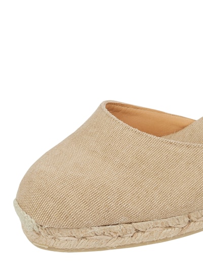 Castañer Wedges van textiel, model 'Carina' Zand - 2