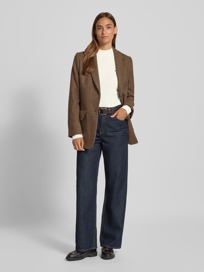 Tommy Hilfiger Bluzka z długim rękawem o kroju slim z czystej bawełny Biały 1