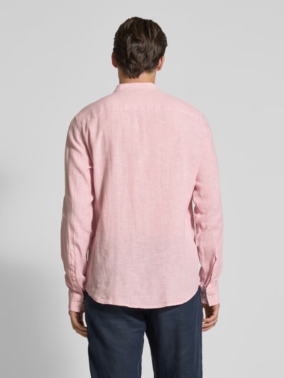 Casual Friday Slim Fit Freizeithemd aus Leinen Modell 'Anton' Apricot 5