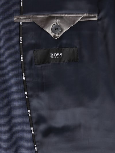 BOSS Regular Fit 2-Knopf-Sakko mit Stretch-Anteil Modell 'Jasper' Blau 4