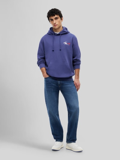 Tommy Jeans Bluza o kroju relaxed fit z czystej bawełny Szaroniebieski 1