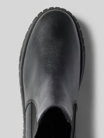 Tamaris Chelsea boots van echt leer  Zwart - 3