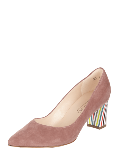 PETER KAISER Pumps aus Veloursleder Beige 1