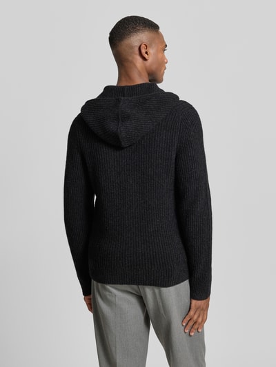 Samsøe Samsøe Kurtka z dzianiny z zamkiem błyskawicznym model ‘SAKOJI’ Grafitowy 5