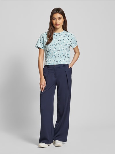 Tom Tailor T-shirt met all-over print Mintgroen - 1