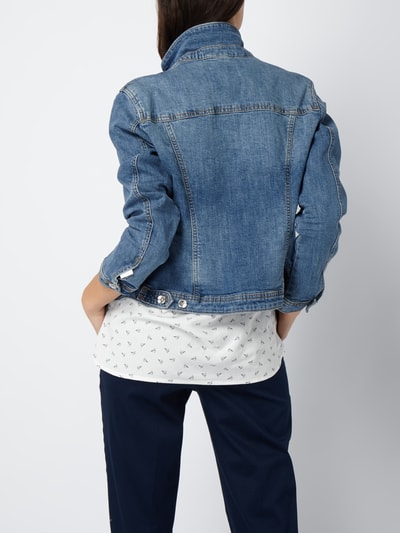 Tom Tailor Rinsed Washed Jeansjacke mit Stretch-Anteil Jeansblau 4