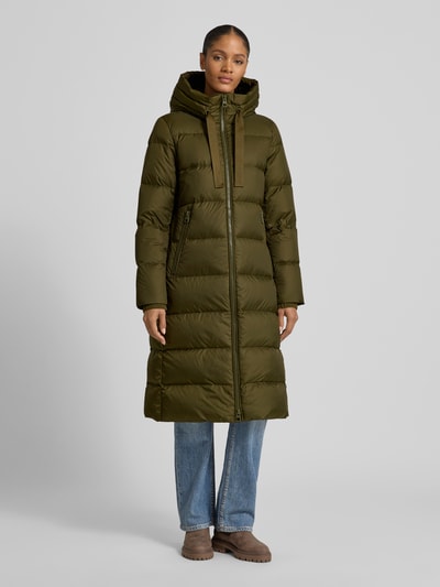Marc O'Polo Regular Fit Daunenmantel mit Kapuze Oliv 4