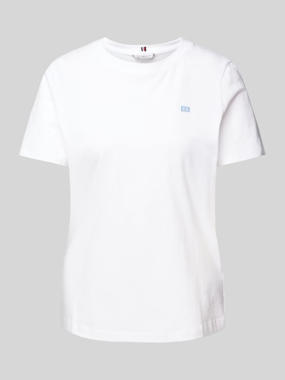 Tommy Hilfiger T-Shirt aus reiner Baumwolle Weiss 2