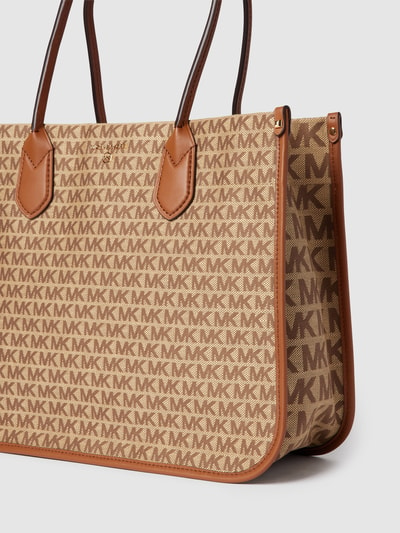 MICHAEL Michael Kors Torba tote ze wzorem z logo na całej powierzchni Średniobrązowy 3