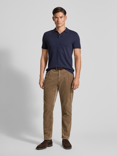 Tommy Hilfiger Tapered Fit Cordhose aus reiner Baumwolle Taupe 1