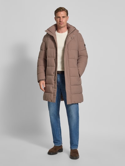 JOOP! Collection Steppmantel mit Eingrifftaschen Modell 'Winsten' Mittelbraun 1