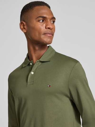 Tommy Hilfiger Koszulka polo o kroju Regular Fit z czystej bawełny Oliwkowy 3