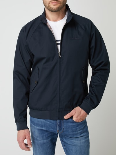 BEN SHERMAN Blouson aus Baumwolle Dunkelblau 4