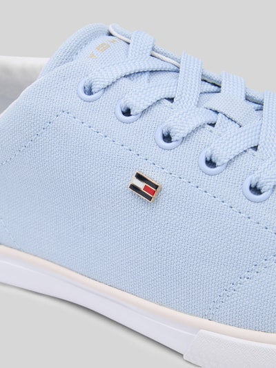 Tommy Hilfiger Low Top Sneaker aus Canvas Hellblau 4