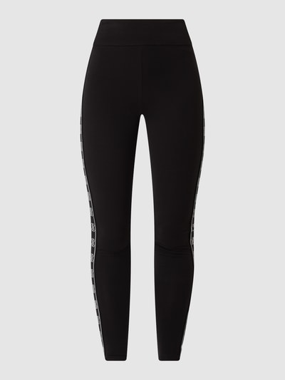 Guess Activewear Legginsy z paskami z logo model ‘Doreen’ Czarny 2