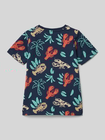 Name It T-Shirt mit Rundhalsausschnitt Modell 'FELEN' Marine 3
