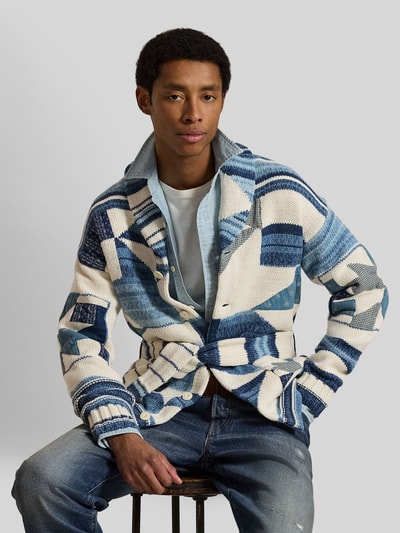 Polo Ralph Lauren Kardigan o kroju regular fit z mieszanki bawełny i lnu Złamany biały 4