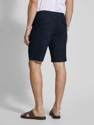 Tommy Hilfiger Relaxed Fit Shorts aus Leinen-Mix Marine 5
