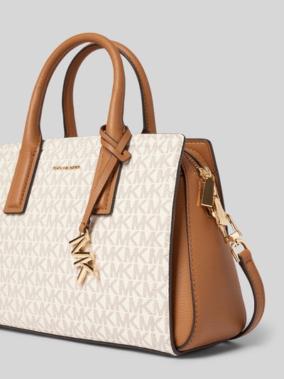 MICHAEL Michael Kors Handtasche mit Label-Applikation Modell 'LAILA' Ecru 3