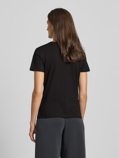 Guess Activewear T-shirt met labeldetail, model 'NINA' Zwart - 5