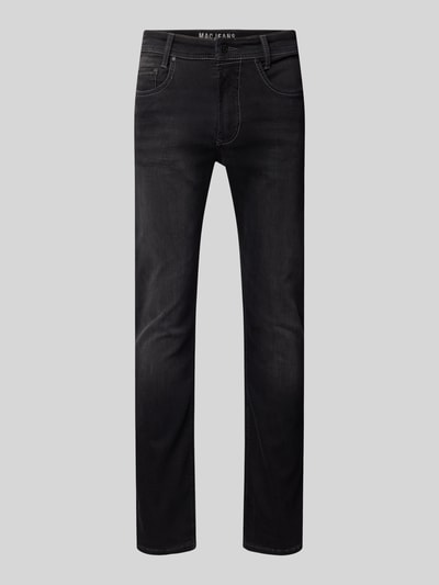 MAC Slim Fit Jeans im 5-Pocket-Design Modell 'Arne' Mittelgrau 2