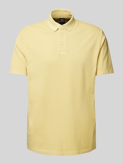 ARMANI EXCHANGE Poloshirt mit kurzer Knopfleiste Gelb 2