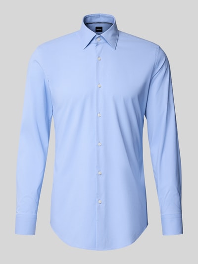 BOSS Slim Fit Businesshemd aus atmungsaktivem Material Modell 'KENT' Bleu 2
