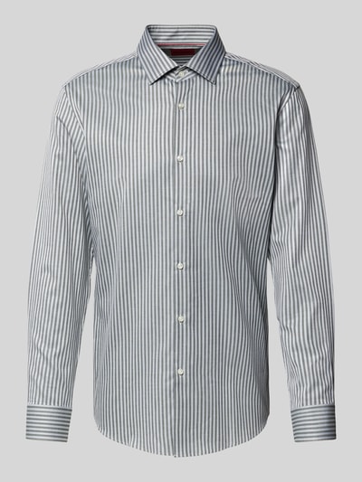 HUGO Slim Fit Businesshemd aus reiner Baumwolle Modell 'KENNO' Dunkelgruen 2