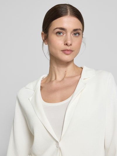 ZABAIONE Gebreide cardigan met opgestikte steekzakken Offwhite - 3