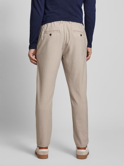 MCNEAL Tapered fit broek met tunnelkoord Beige - 5