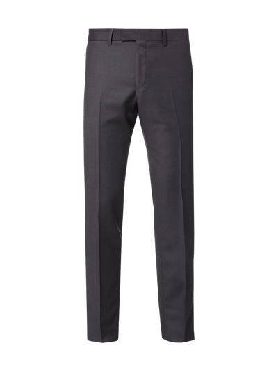 Tiger Of Sweden Slim Fit Anzug-Hose mit Webmuster  Anthrazit 1