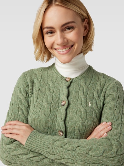 Polo Ralph Lauren Cardigan mit Knopfleiste Lindgrün 3