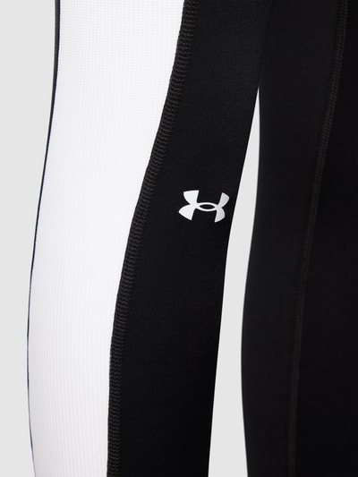 Under Armour Legginsy sportowe z nadrukiem z logo model ‘Train’ Czarny 2