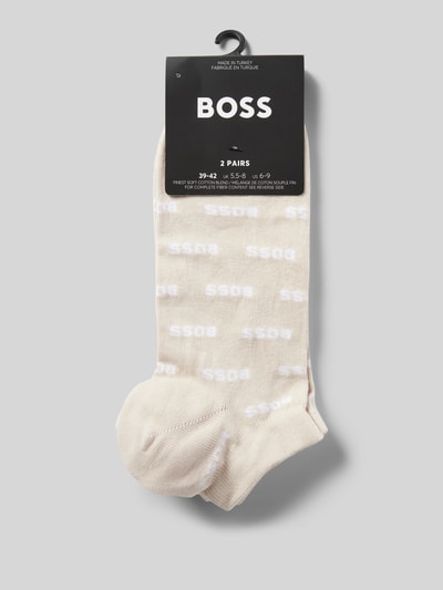 BOSS Socken mit Label-Details im 2er-Pack Beige 3