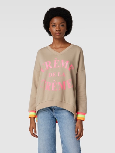 miss goodlife Sweatshirt mit Statement-Print Sand 4