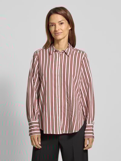 Brax Regular Fit Hemdbluse mit Manschetten Modell 'STYLE.VIC' Bordeaux 4