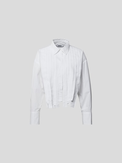 MSGM Bluse im cropped Design Weiß 2